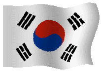 Drapeau animé de Corée du Sud par Pascal Gross